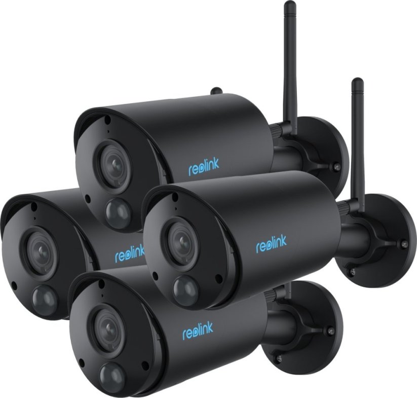 Reolink Reolink Argus Series B320-B Battery-WiFi 4er Set