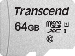 Transcend 300S MicroSDXC 64 GB Class 10 UHS-I/U1 V30 (TS64GUSD300S)