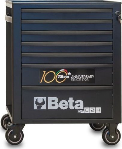 BETA Kočiar NARZĘDZIOWY Z 7 zásuvokAMI Čierny RSC24 100-LECIE (1 SZT)
