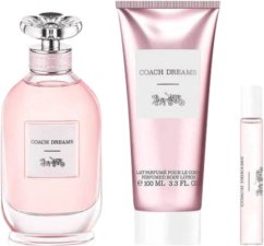 Coach Set Dreams Eau De Parfum For Women 90 ml + Dreams Eau De Parfum For Women 10 ml + Dreams Body Lotion All Over The Body 100 ml For Women