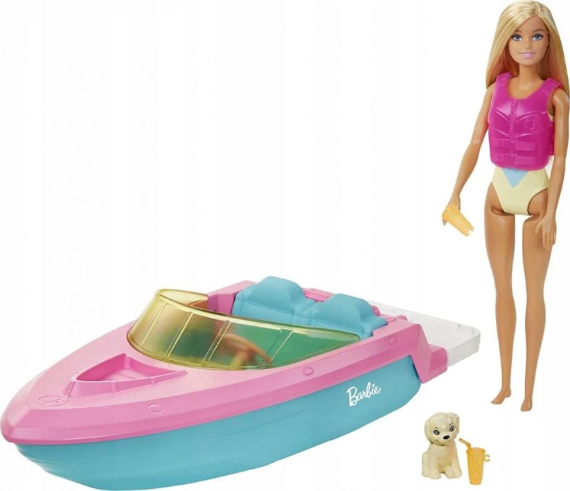 Barbie + Motorówka (GRG30)