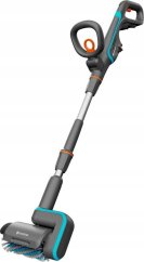Gardena GARDENA cordless multi-cleaner AquaBrush Patio 18V P4A solo, hard floor cleaner (grey/turquoise, without battery and charger, POWER FOR ALL ALLIANCE)