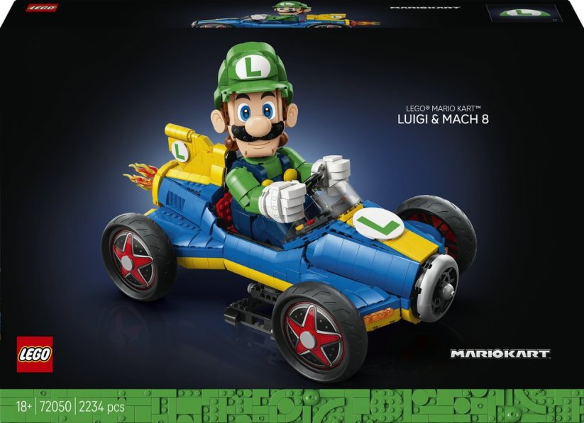 LEGO Super Mario Mario Kart™ – Mario Kart™ — Luigi i Mach 8 (72050)