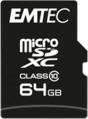 Emtec Classic MicroSDHC 64 GB Class 10  (ECMSDM64GXC10CG)