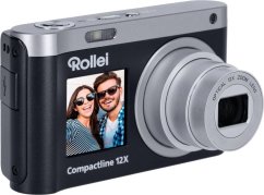 Rollei Rollei Compactline 12102 Digitálny fotoaparát Kompaktowy Fotoaparát fotograficzny 64 MP CMOS 9200 x 6900 px Čierny