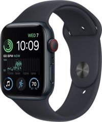 Apple Watch SE 2022 GPS + Cellular 44mm Midnight Alu Sport Modrý  (MNPY3WB/A)