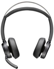 Poly Poly Voyager Focus 2 Wireless Headset, Bluetooth, BT700 USB-C Adapter, USB-C/A Adapter, Black