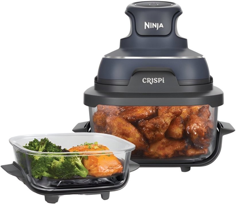 Ninja Ninja CRISPi Single 3.8 L 1700 W Hot air fryer Blue, Grey, Transparent