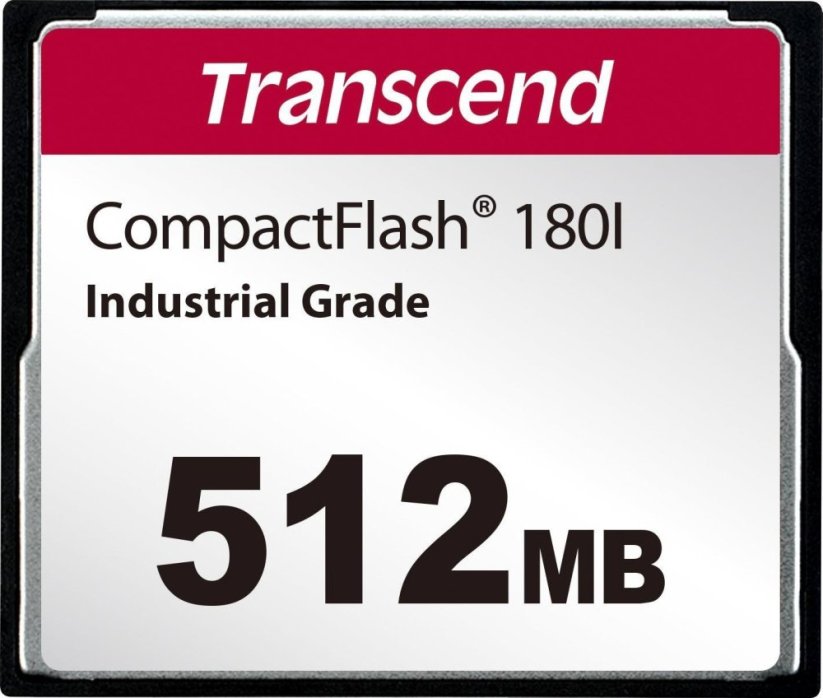 Transcend CF180I Compact Flash 512 MB  (TS512MCF180I)