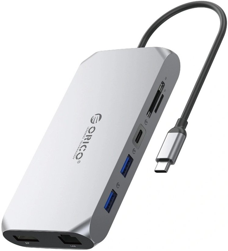 Orico XCR 12w1 USB-C szara (ORICO-XCR-X33-GY-BP)
