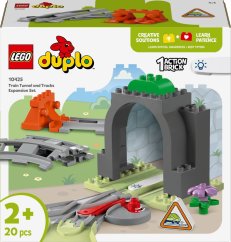 LEGO Duplo Tunel i tory kolejowe — Sada rozszerzający 3 ks (10425)