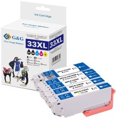 G&G XL-kartridże 5 sztuk do Epson 33XL/ T3357