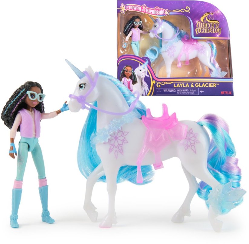 Usorteret Unicorn Academy Doll & Unicorn V2 -Layla & Glacier