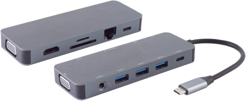 Shiverpeaks Stacja dokująca Multiport USB-C 11-in-1 (BS14-05028)