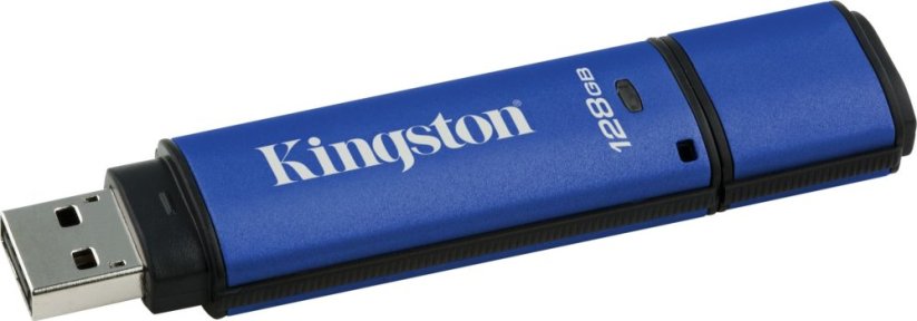 Kingston DataTraveler Vault Privacy 3.0, 128 GB  (DTVP30/128GB)