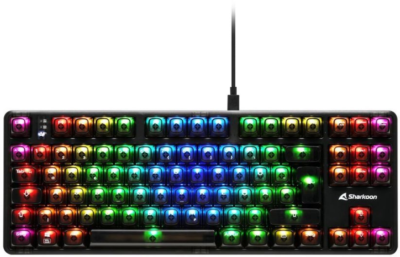 Sharkoon Sharkoon Gaming Tastatur Crystal Shark   schwarz          DE