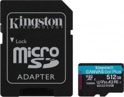 Kingston Canvas Go! Plus MicroSDXC 512 GB Class 10 UHS-I/U3 A2 V30 (SDCG3/512GB)