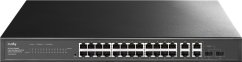 Cudy 26-Port Gigabit Easy-Managed Switch with 2 Combo Ports, GS1028ES2 1.0 Zarządzany L2 Gigabit Ethernet (10/100/1000) Čierny