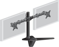 iiyama Stoján na 2 monitory 10" - 30" (DS1002D-B1)