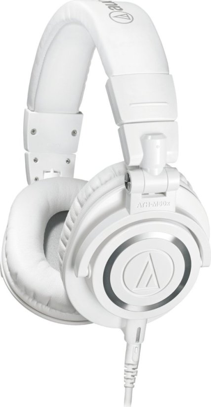 Audio Technica Audio Technica Ausinės ATH-M50XWH su laidu, Ant ausų uždedamos, 3.5 mm, Baltas