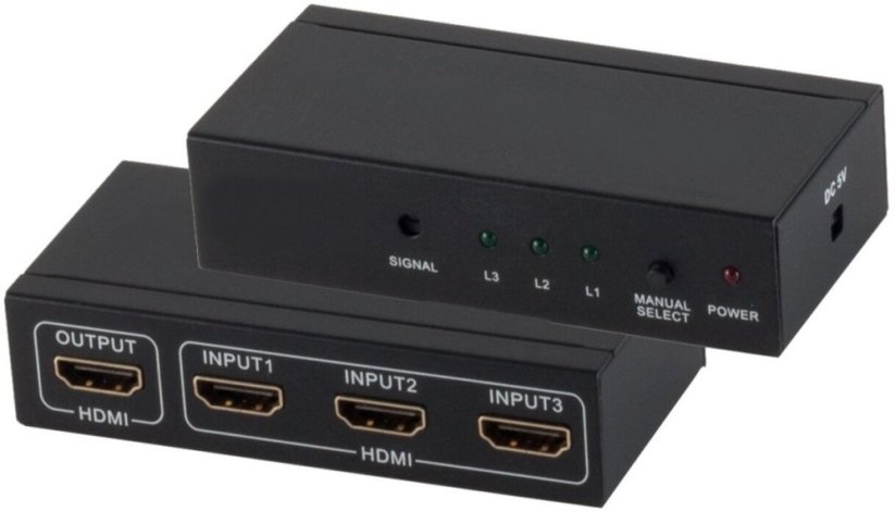 Shiverpeaks Professional HDMI Switch 3xIN 1xOUT 4K2K 3D (SP05-02003)