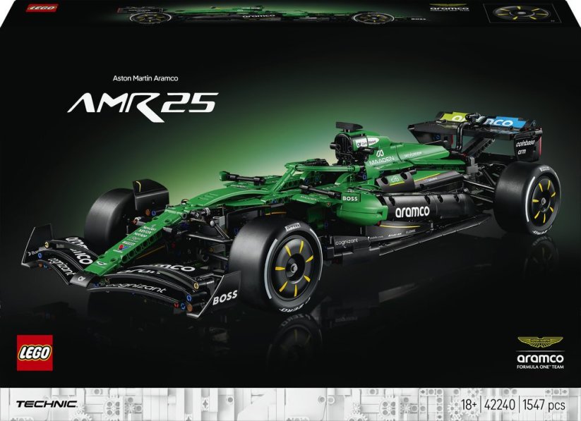LEGO Technic Bolid F1® Aston Martin Aramco AMR25 (42240)