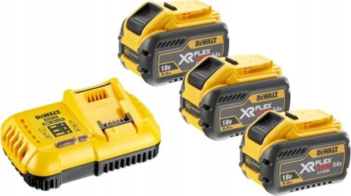 DeWalt DCB118X3; 18/54 V; 3x9,0 Ah + nabíjačka DCB118