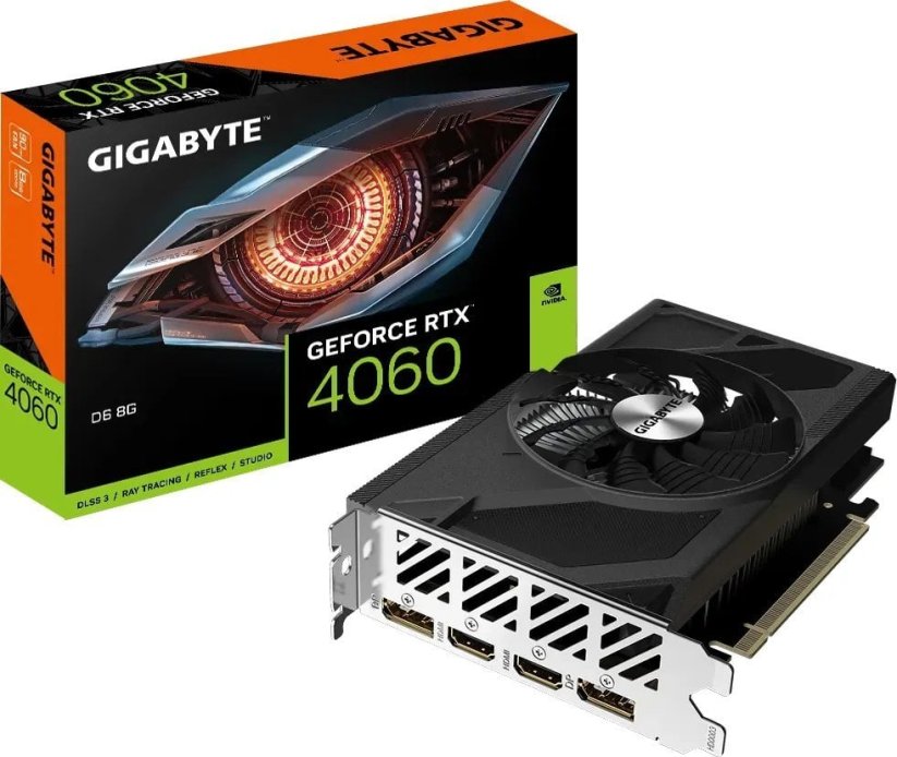 Gigabyte GeForce RTX 4060 D6 8GB GDDR6 (GV-N4060D6-8GD)