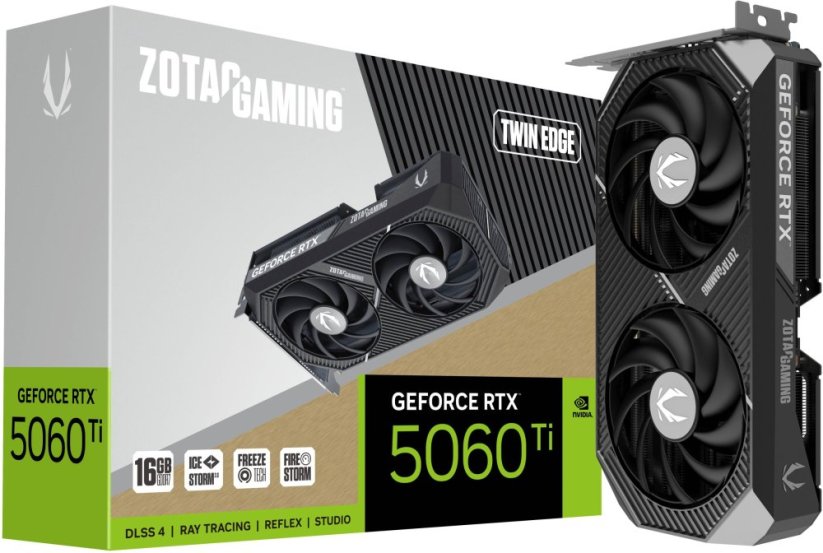Zotac ZOTAC GAMING GeForce RTX 5060 Ti Twin Edge, 16384 MB GDDR7