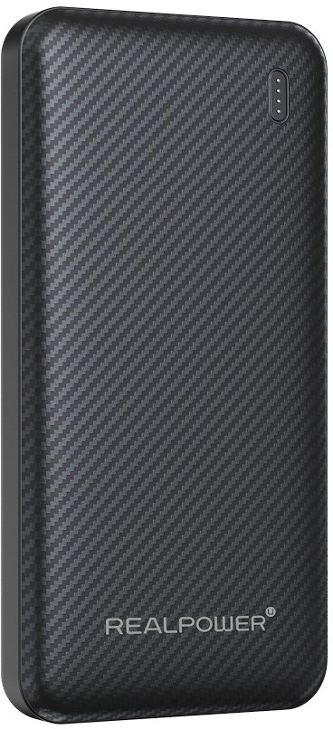 Realpower PB-10000 SSB 10000mAh Čierny