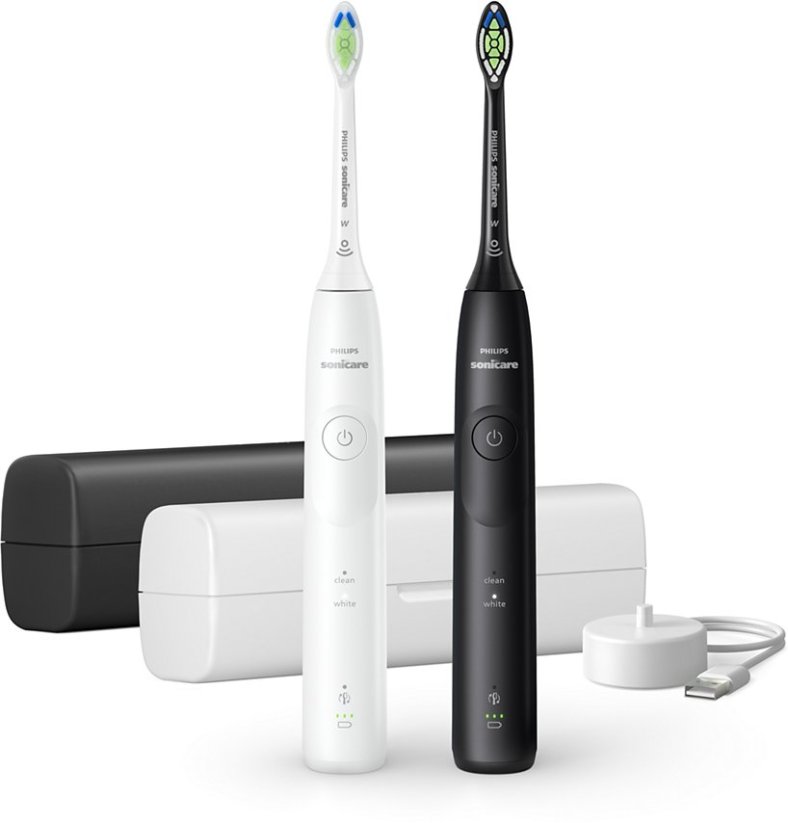 Philips Sonicare 5500 HX7119/02 2 szt. Czarna/Biała