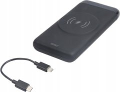Deltaco Išorinė baterija DELTACO, belaidis, 10 000 mAh, 1x USB-A, 1x USB-C PD, mag. / PB-Q1003