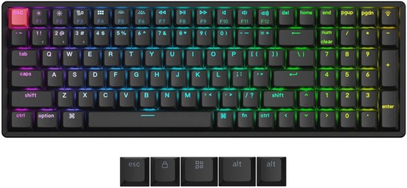 Keychron K4 v3 QMK Hot Swap Keychron Super Red (4895248894827)