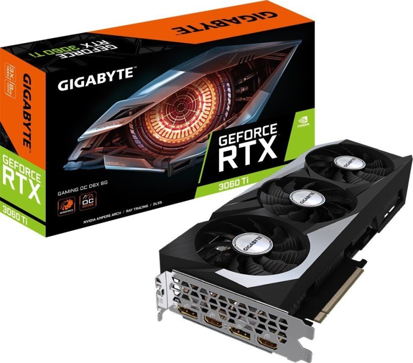 Gigabyte GeForce RTX 3060 Ti GAMING OC 8GB GDDR6X (GV-N306TXGAMING OC-8GD)