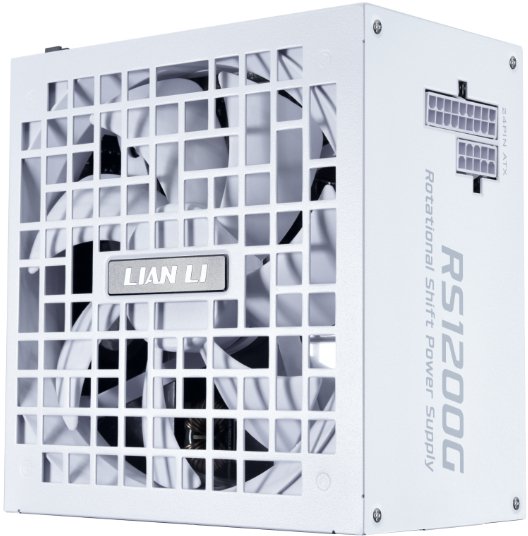Lian Li RS Series 80 PLUS Gold Zasilacz, ATX 3.1, modular - 1.200 Watt, z RS Hub, Biely