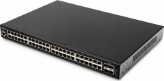 Cudy Cudy GS2048PS4 Zarządzany L2 Gigabit Ethernet (10/100/1000) Obsługa PoE Čierny