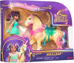 Usorteret Unicorn Academy Doll & Unicorn V2 - Ava & Leaf