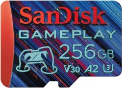 SanDisk GamePlay MicroSDXC 256 GB Class 10 UHS-I/U3 A2 V30 (SDSQXAV-256G-GN6XN)