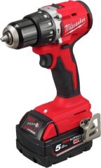Milwaukee Akum. smūg. suktuvas-gręžtuvas M18 BLPDRC-502C 18V 2x5,0Ah Li-Ion