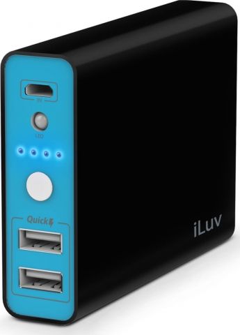 iLuv MyPower 10400mAh čierno-Modrý