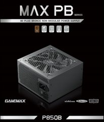 GameMax MAX P850B 850 W Hnedý Niemodularny