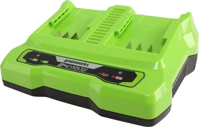 Greenworks Greenworks Ładowarka do akumulatora, 2 porty, 24 V, 2 A