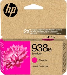HP 938e EvoMore - 20 ml - Magenta - original - Officejet - do Officejet Pro 9110b, 9120, 9120b, 9120e, 9130b, 9130e, 9720E, 9730e (4S6Y0PE#LS1)