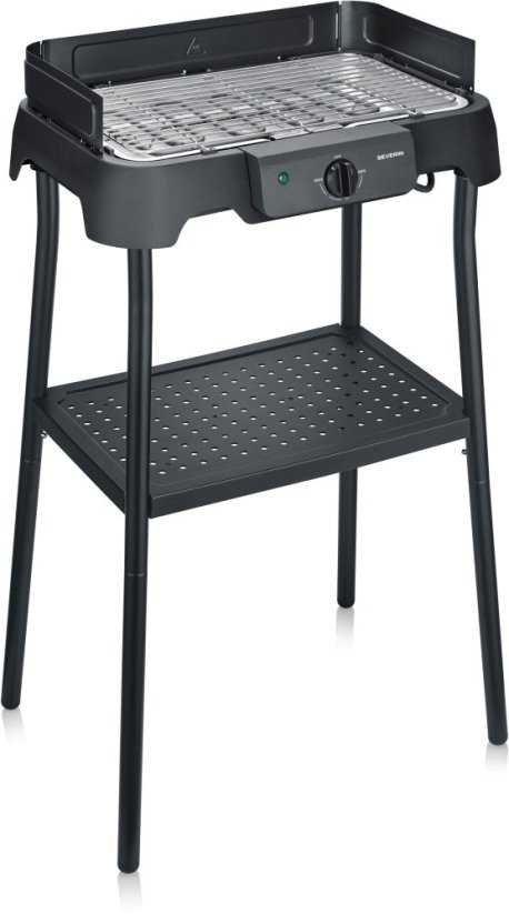 Severin SEVERIN PG 8594 Grill elektrickýBBQ ze stojakiem 2000W ruszt stalowy