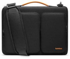 Tomtoc Defender-A42 Premium Aktówka na MacBooka Pro 16 - Čierna (Black)