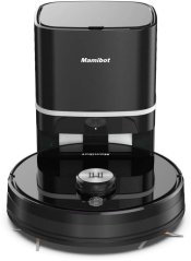 Mamibot Plaunantis robotas siurblys su dulkių išpylimo stotele Mamibot EXVAC890SET Glory, baterija 5200 mAh, juodas