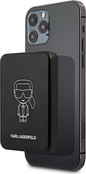 Karl Lagerfeld MagSafe 3000mAh Čierny