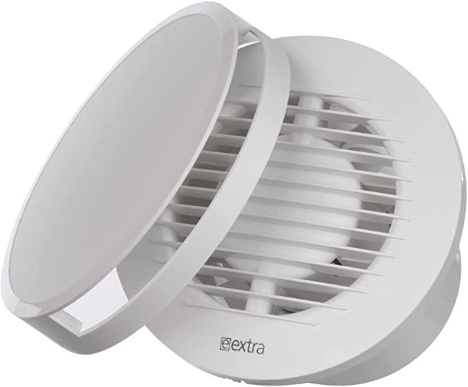 Europlast Household fan EUROPLAST E-Extra EAT100S, d100 mm, with cover, ball bearing, with timer
