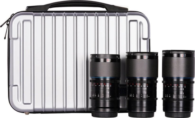 Sirui Sirui Anamorphic Lens Saturn Kit 35, 50 & 75mm T2.9 1.6x Carbon Fiber FF E-Mount (Neutral Flare)