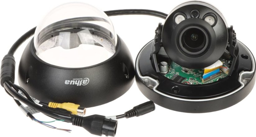 Dahua Technology KAMERA WANDALOODPORNA IP IPC-HDBW2241R-ZAS-27135-BLACK WizSense - 1080p, 2.7 ... 13.5 mm - MOTOZOOM DAHUA